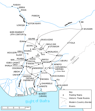 Trade routes connecting Igboland to the Arab world